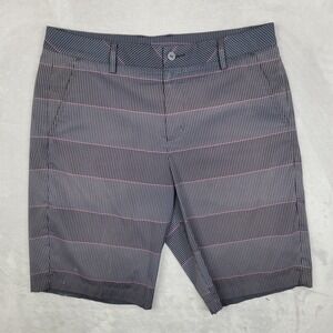 Puma Shorts Men 30‎ Golf Performance Hybrid Chino Pants Button Zip Blue Adult